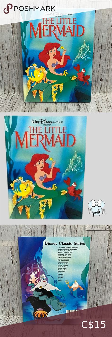 Disney Vintage Classic Storybook The Little Mermaid In 2022 The