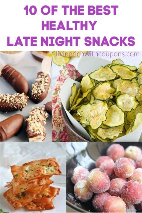 If You Like To Snack Late At Night I Have A List Of Healthier Options For You Here Are My Top
