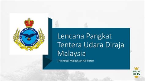 Lencana Pangkat Tentera Udara Diraja Malaysia The Royal Malaysian Air