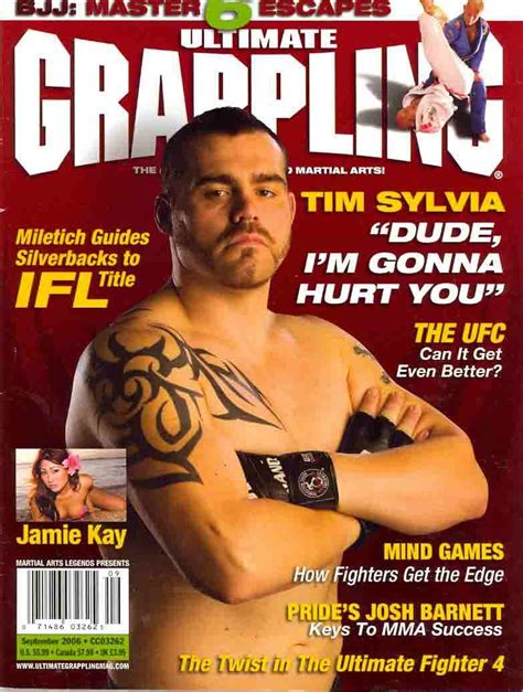 Wwe Tim Sylvia On Grappling Magazine Cover Page