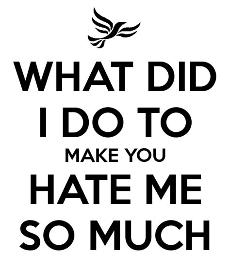 Why You Hate Me Quotes Quotesgram