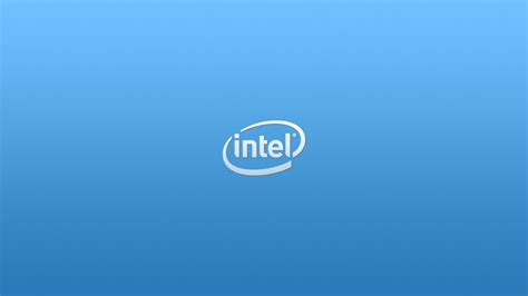 Free Download Hd Wallpaper Intel Logo Digital Wallpaper Blue
