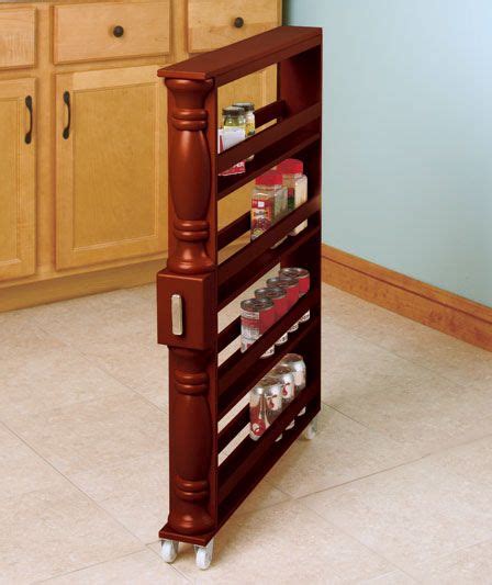 Maybe you would like to learn more about one of these? Slim Rolling Can and Spice Racks in 2020 | Kitchen cabinet ...