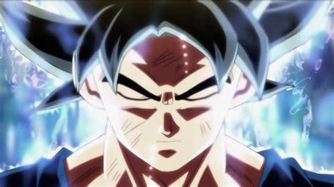 Image Ultra Insticnt Goku Closed Eyes Aginst Keflapng Dragon Ball
