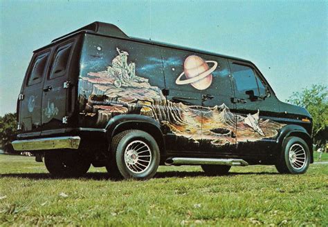 Space Gore And Dinosaurs Sscifiart Van Art S Style Ford Van