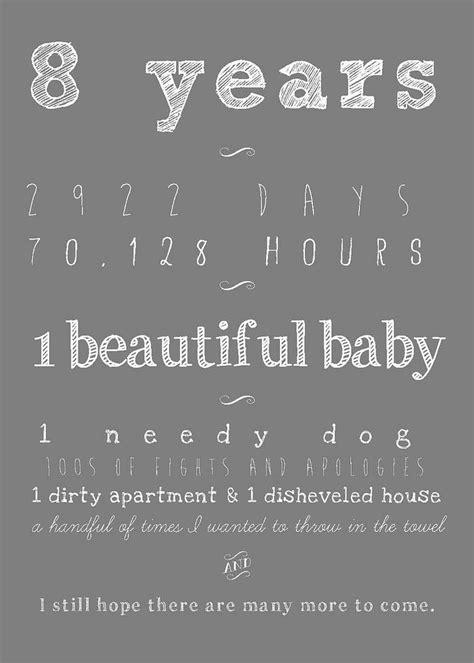 8 Year Wedding Anniversary
