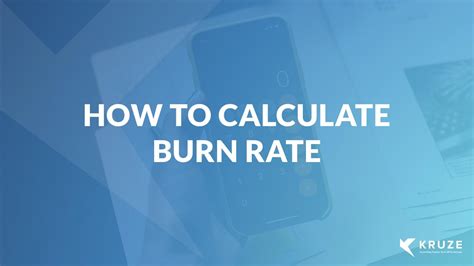 How To Calculate Burn Rate The Startup Cash Burn Rate Formula Youtube