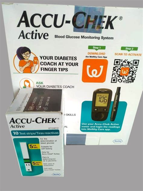 Mmol L Accu Chek Active Blood Glucose Meter Kit For Clinic