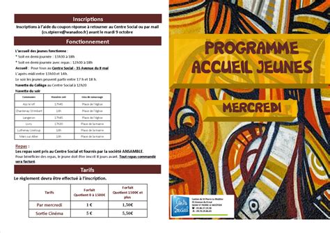 Accueil Jeunes 1 Centre Social Du Canton De St Pierre Le Moûtier