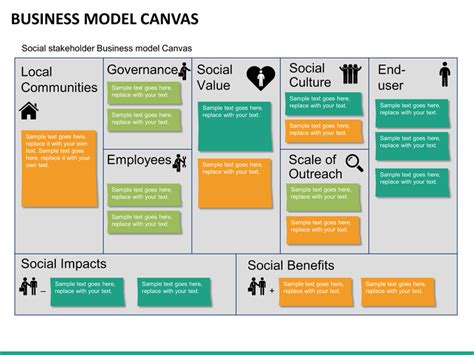 Business Model Canvas Template Ppt Free Download Printable Templates