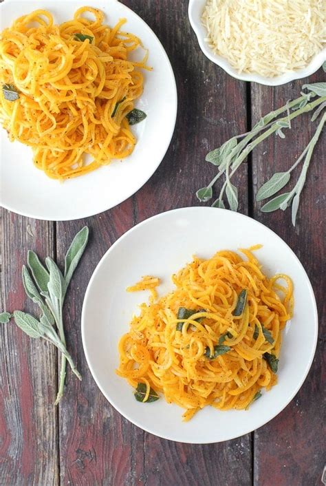 Butternut Squash Noodles In Sage Brown Butter Recipe Boulder Locavore