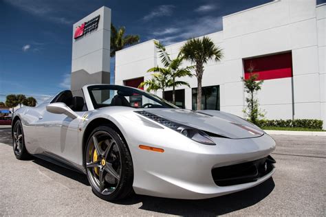 Iseecars.com analyzes prices of 10 million used cars daily. Used 2013 Ferrari 458 Spider For Sale ($179,900) | Marino Performance Motors Stock #195005