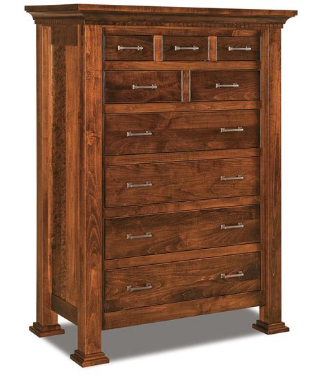 Empire Nine Drawer Chest Of Drawers From Dutchcrafters Amish Furniture