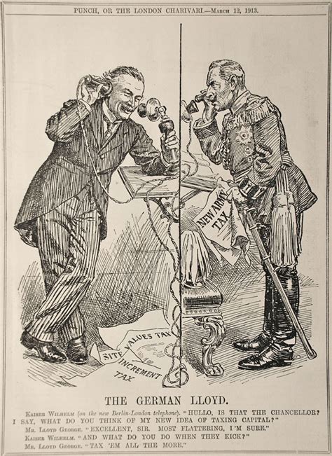 Punch Cartoon For Sale Partridge The German Lloyd David Lloyd George