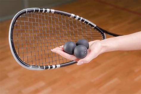Premium Photo Image Of Racket And Three Squash Balls Sports Concept Mixed Media