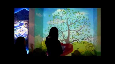 Digital Exhibition Hall Interactive Wall Projection Youtube