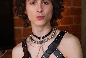 Timoth E Chalamet Shows His Hot Body In Bdsm Outfit Deep Fake Gay