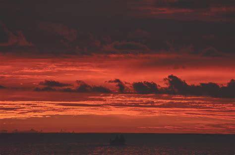 Free Images Sea Coast Ocean Horizon Cloud Sunrise Sunset Dawn