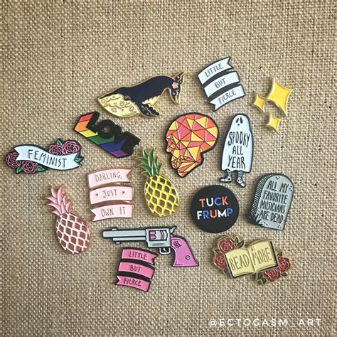 Enamel Pin Collection By Ectogasm Cute Nautical Pins With Funny Quotes