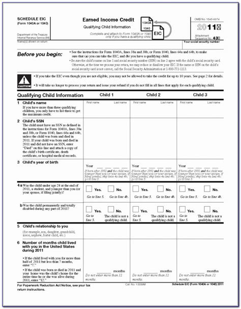 2011 Federal Tax Form 1040ez Instructions Universal Network