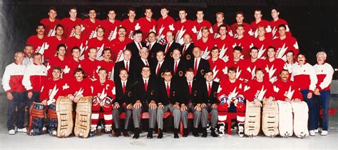 1987 canada cup champions team canada Équipe hockeygods