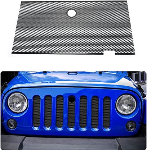 Jecar Front Grille Insert Meshblack Stainless Steel Grille