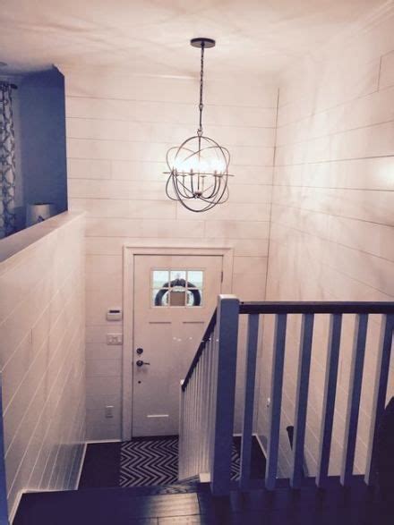 47 Ideas For House Plans Split Level Half Walls | Foyer lighting