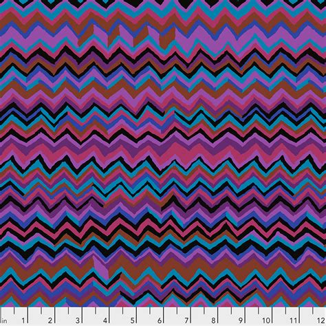 Freespirit Fabrics Zig Zag Purple Kaffe Fassett Collective