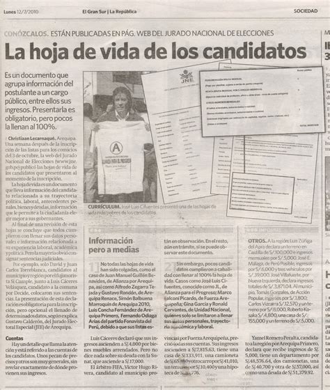 Grupo Iniciativa Anticorrupcion Ilo La Hoja De Vida De Los Candidatos