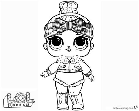 Lol Surprise Doll Coloring Pages Cozy Babe Free Printable Coloring Pages