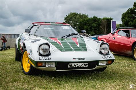 An Alitalia Liveried Lancia Stratos Hf At The Silverstone Classic 2017