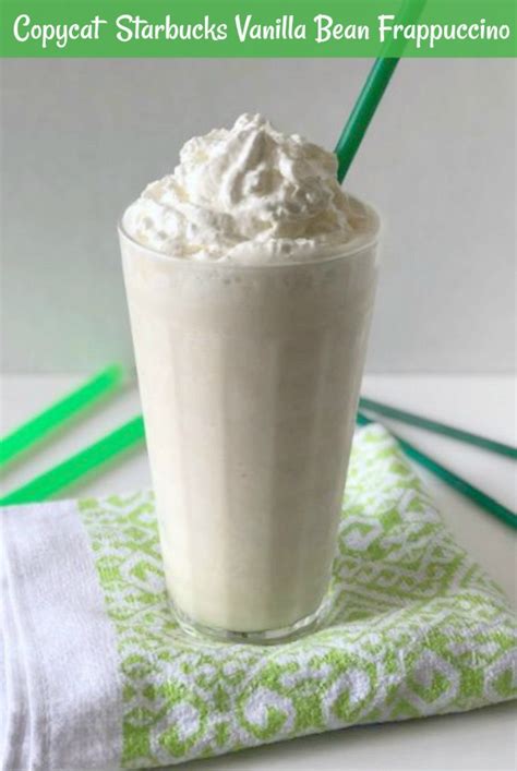 Copycat Starbucks Vanilla Frappuccino Recipe Bryont Blog