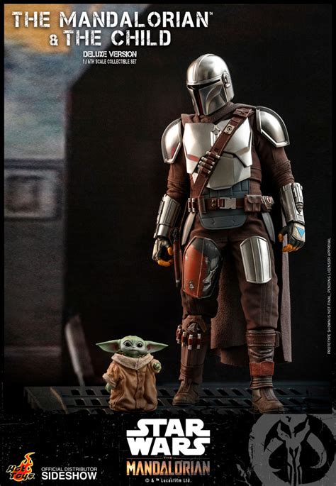 Star Wars Hot Toys Tms014 The Mandalorian And The Child Deluxe 16 Scale