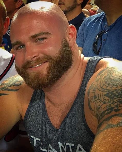 Shaved Head Beard Eyes And Shoulders Bald With Beard Bald Men Ideal