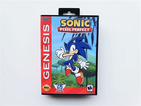 Sonic The Hedgehog Pixel Perfect Sega Genesis Retro Gamers Us