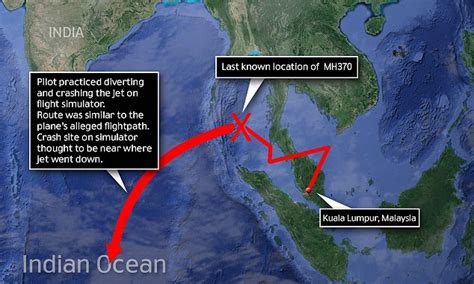The moment the missing malaysia airlines flight mh370 disappeared from air traffic maps has been captured on a flight tracking website. MH370 captain's home flight simulator WAS used to plot ...