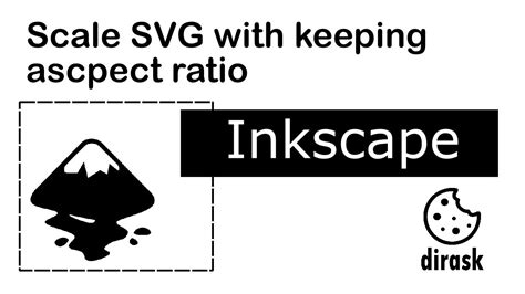 Inkscape How To Scale Svg Image With Keeping Aspect Ratio Youtube