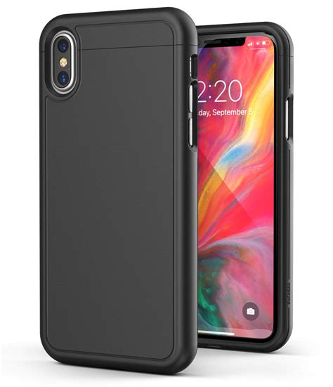 Designs you'll love, with the quality & protection you can count on. iPhone Xs Max SlimShield Case Black - Encased
