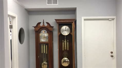 New England Triple Chime Grandfather Clock Youtube