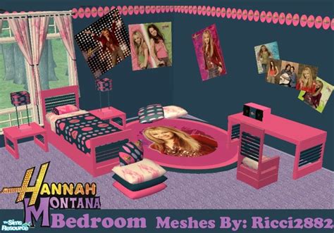 The Sims Resource Hannah Montana Teen Room