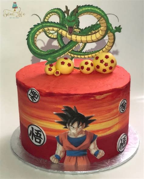 Goku Cake Goku Birthday 18th Birthday Cake Boy Birthday Parties