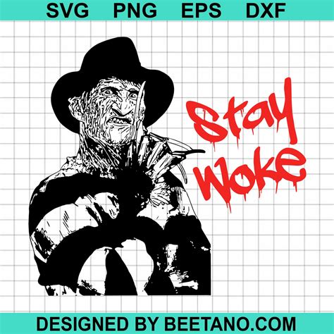 Stay Woke Vinyl Cutting Machines Nightmare On Elm Street Freddy