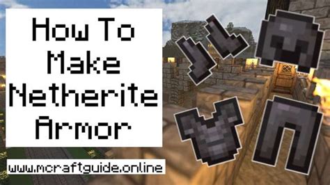 How To Make Netherite Armor Mcraft