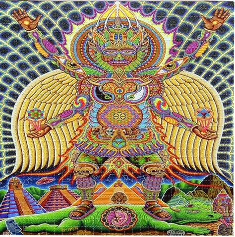 Neo Human Evolution Chris Dyer Blotter Art Perforated Acid