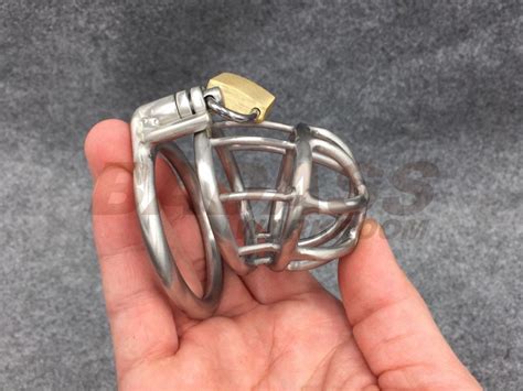 Customize Chastity Cage Easy To Pee Stainless Steel Titanium Etsy