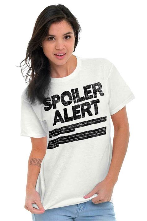 spoiler alert funny sarcastic humor joke womens or mens crewneck t shirt tee ebay
