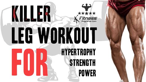 Killer Leg Workout Sculpt Legs With These 6 Best Exercises