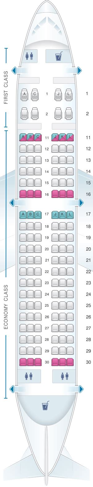 Seat Map Air China Airbus A319 100 Seatmaestro