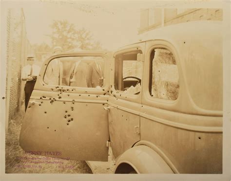 Bonnie And Clyde Original Vintage Death Car Photograph