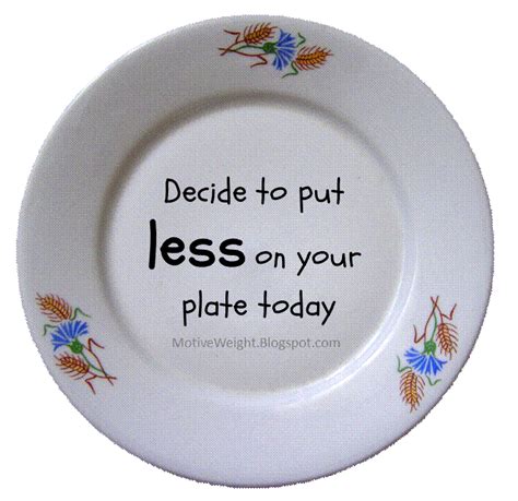Motiveweight Decide To Put Less On Your Plate Today